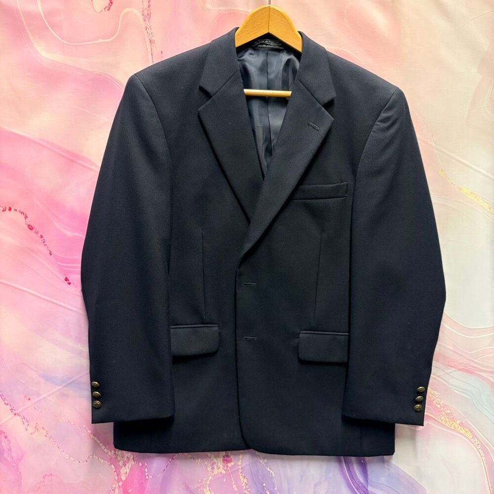 Meeting Street 42S Navy Blue Suit Jacket Blazer Sports Coat Professional Busines